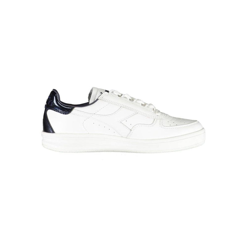 White Fabric Sneaker-Diadora-LabelTerrace.com