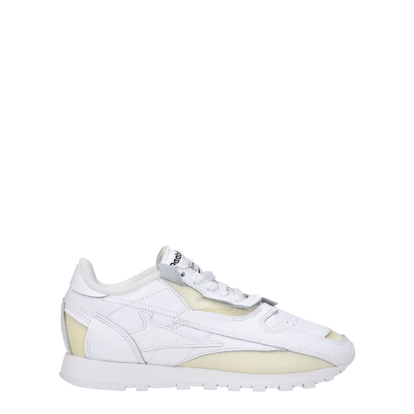 White Leather Athletic Sneakers-Maison Margiela-LabelTerrace.com
