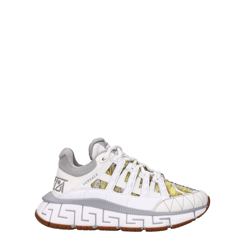 White Leather Athletic Sneakers