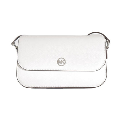 White Leather Crossbody Bag
