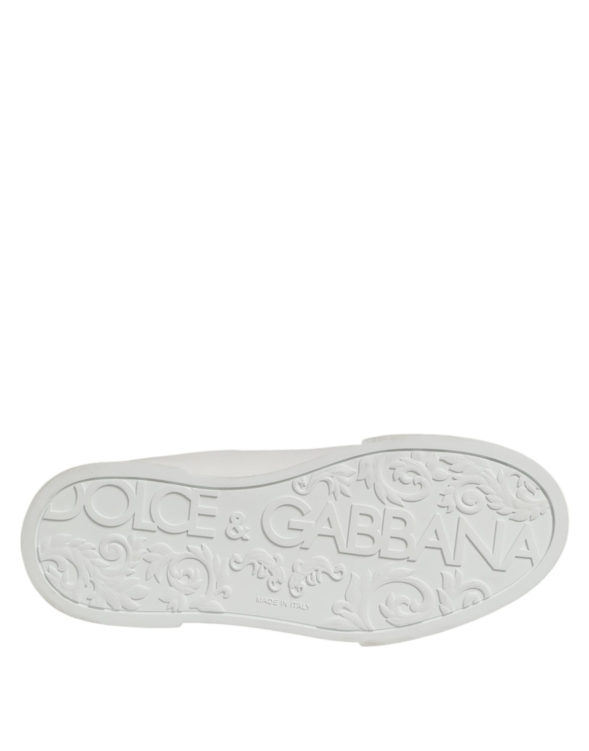 White Leather Lace Up Low Top Sneakers Shoes