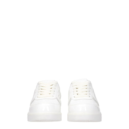 White Leather Low Top Sneakers-Givenchy-LabelTerrace.com