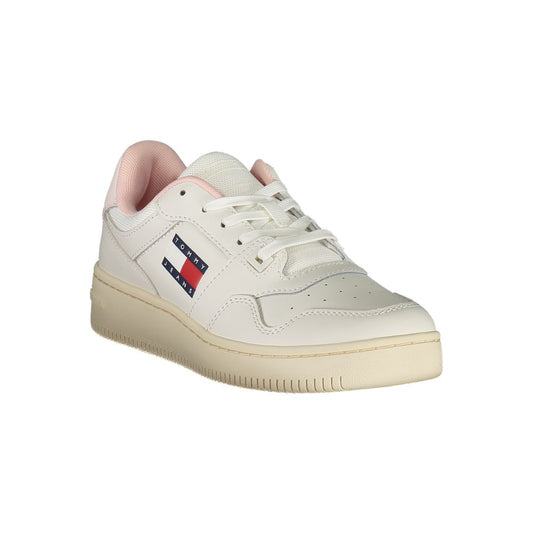 White Leather Women Sneaker