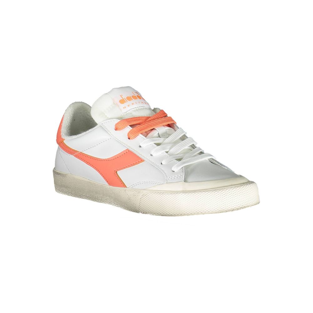 White Leather Women Sneaker-Diadora-LabelTerrace.com