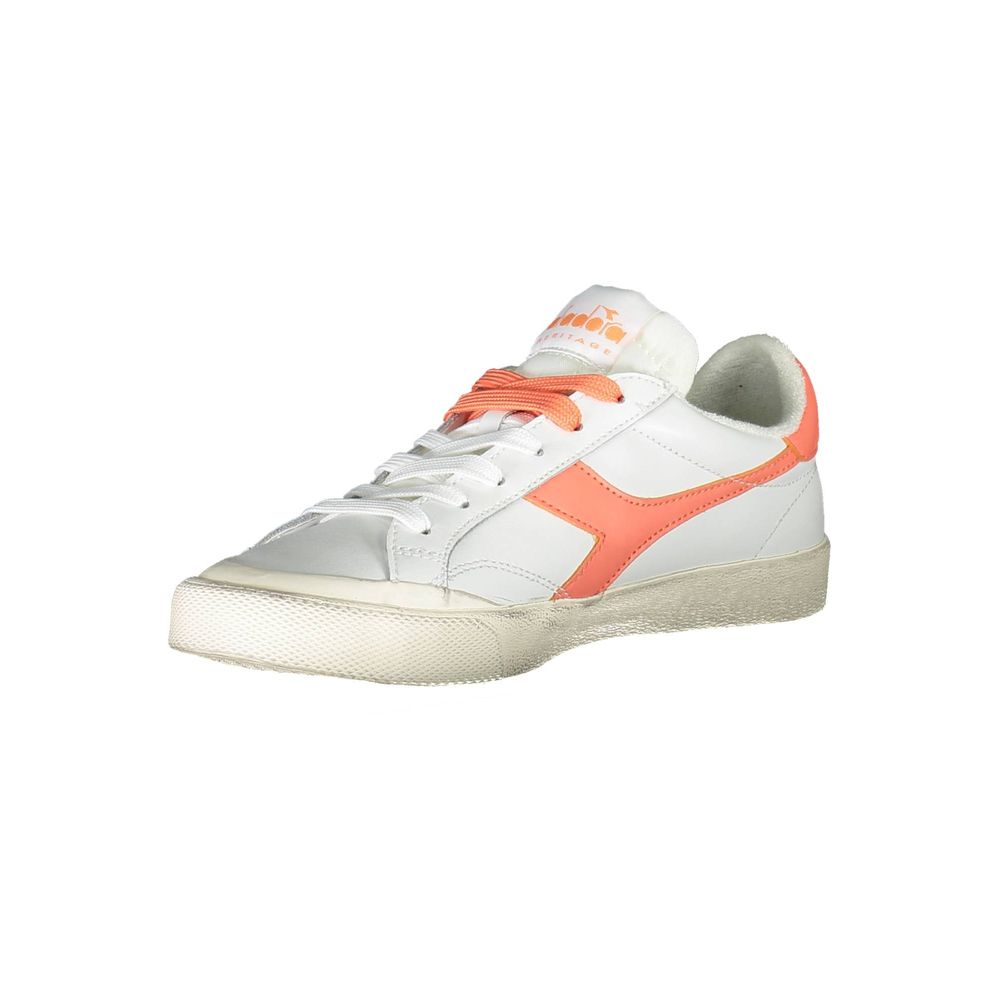 White Leather Women Sneaker-Diadora-LabelTerrace.com