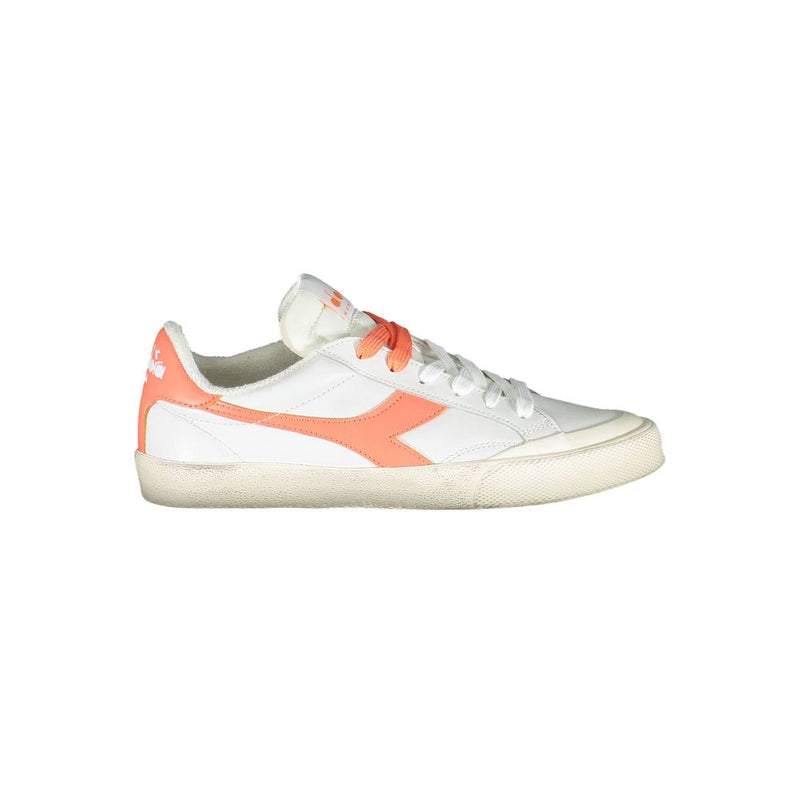 White Leather Women Sneaker-Diadora-LabelTerrace.com