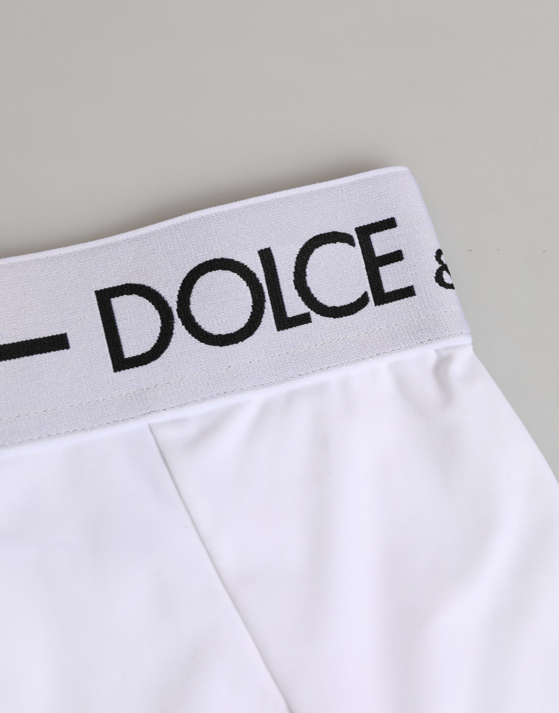 White Nylon Logo Waistband Coulotte Underwear