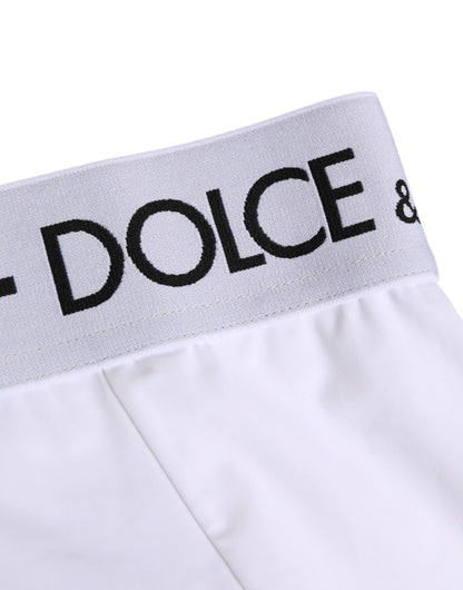 White Nylon Logo Waistband Panty Underwear