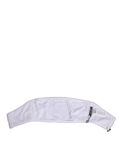 White Nylon Strapless Corset Top Underwear