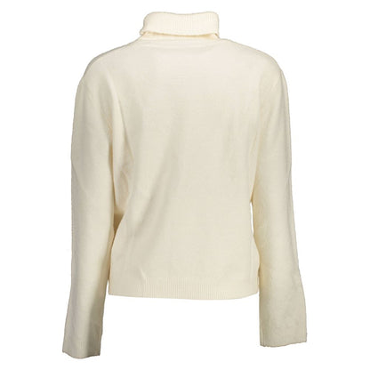 White Nylon Sweater-U.S. POLO ASSN.-LabelTerrace.com