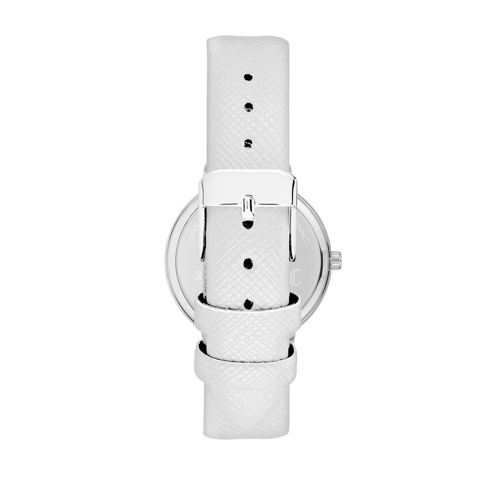 White Plastic Dress Watch