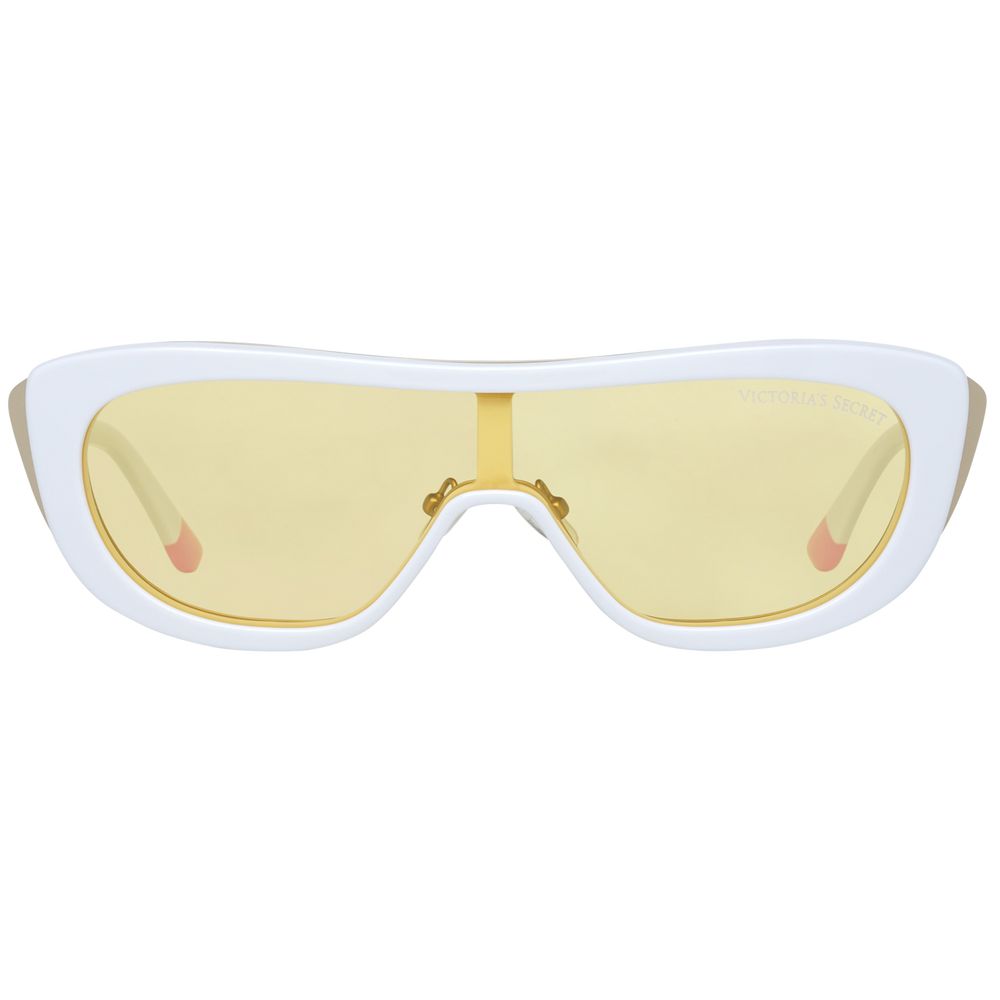 White Plastic Sunglasses-Victoria's Secret-LabelTerrace.com