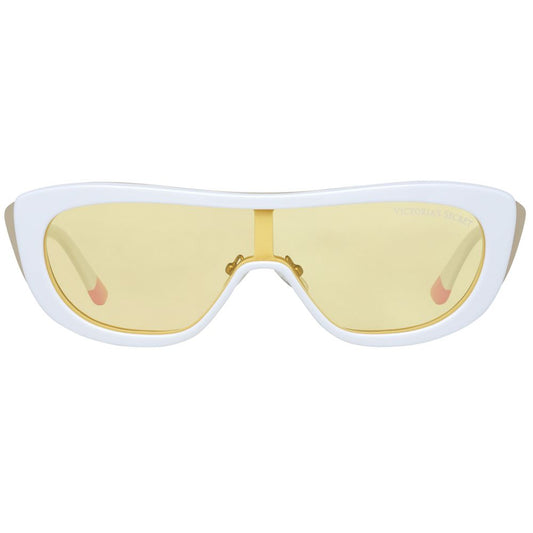 White Plastic Sunglasses-Victoria's Secret-LabelTerrace.com