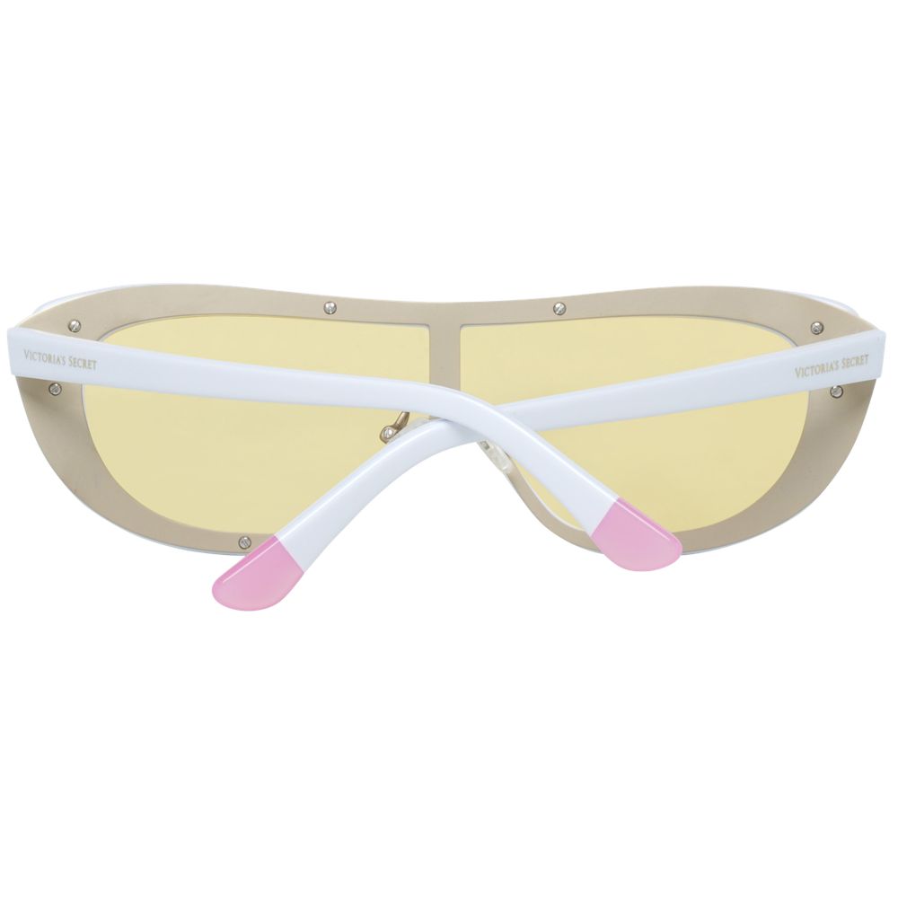 White Plastic Sunglasses-Victoria's Secret-LabelTerrace.com