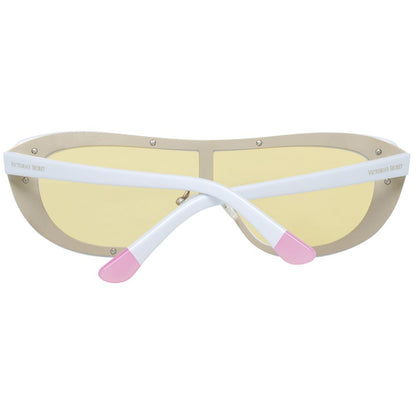 White Plastic Sunglasses-Victoria's Secret-LabelTerrace.com