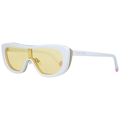 White Plastic Sunglasses-Victoria's Secret-LabelTerrace.com