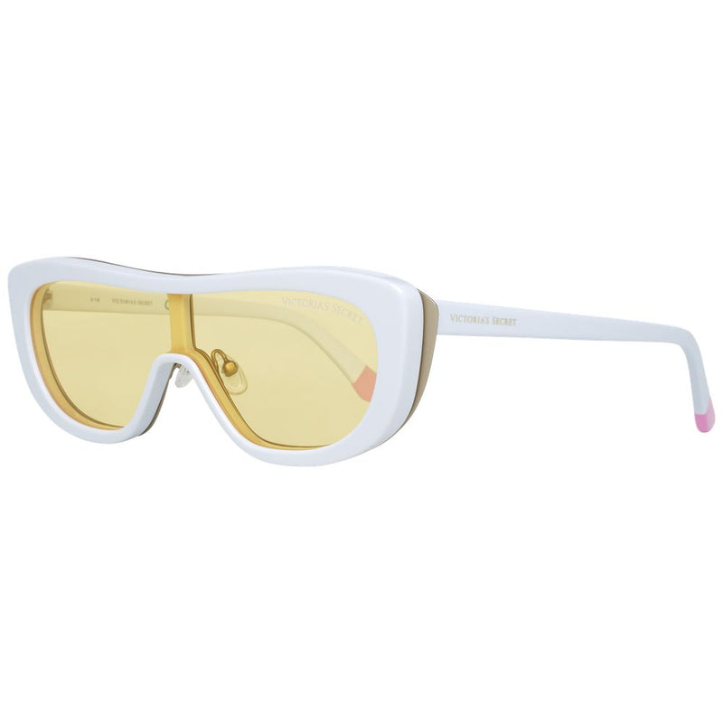 White Plastic Sunglasses-Victoria's Secret-LabelTerrace.com