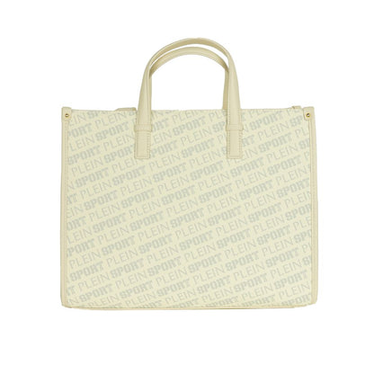 White Polyamide Women Shoulder Bag