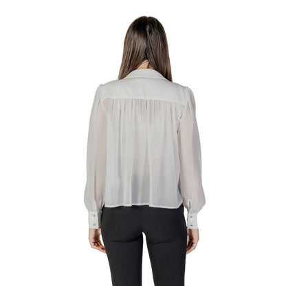 White Polyester Blouse