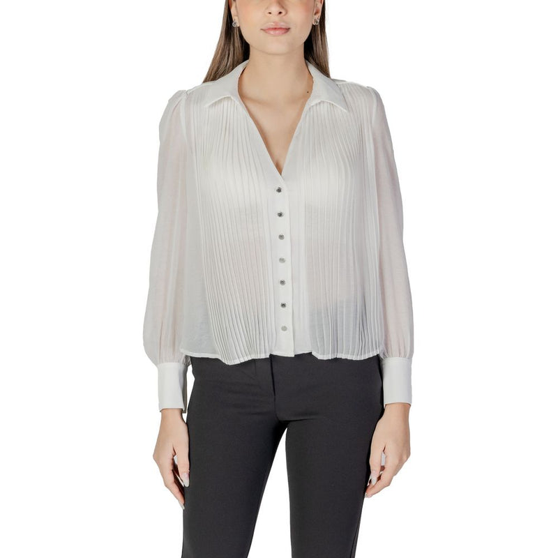 White Polyester Blouse