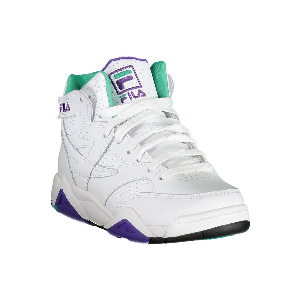 White Polyester Sneaker-Fila-LabelTerrace.com