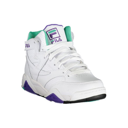 White Polyester Sneaker-Fila-LabelTerrace.com