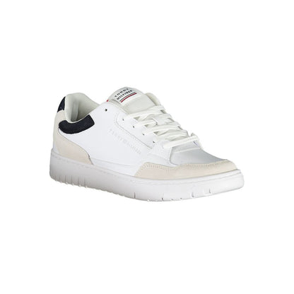 White Polyester Sneaker