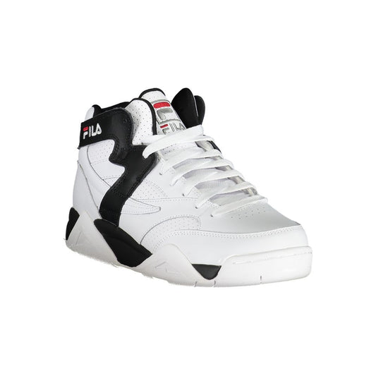 White Polyester Sneaker