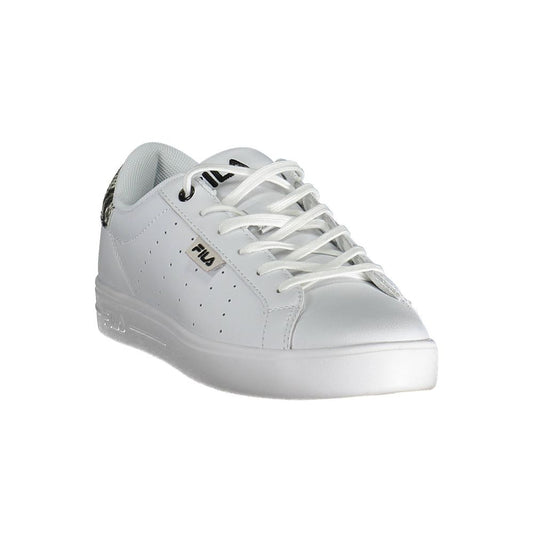 White Polyester Sneaker-Fila-LabelTerrace.com