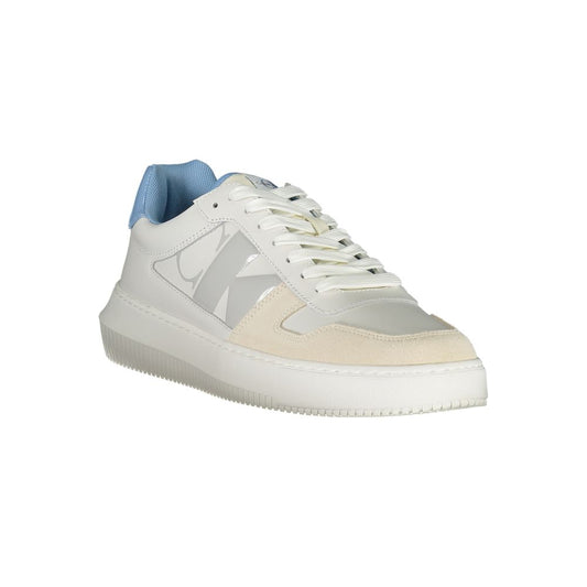 White Polyester Sneaker