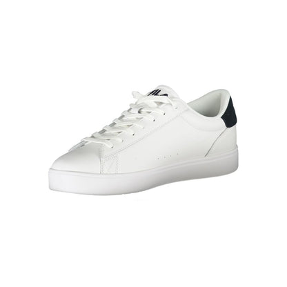 White Polyester Sneaker