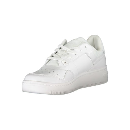 White Polyester Sneaker