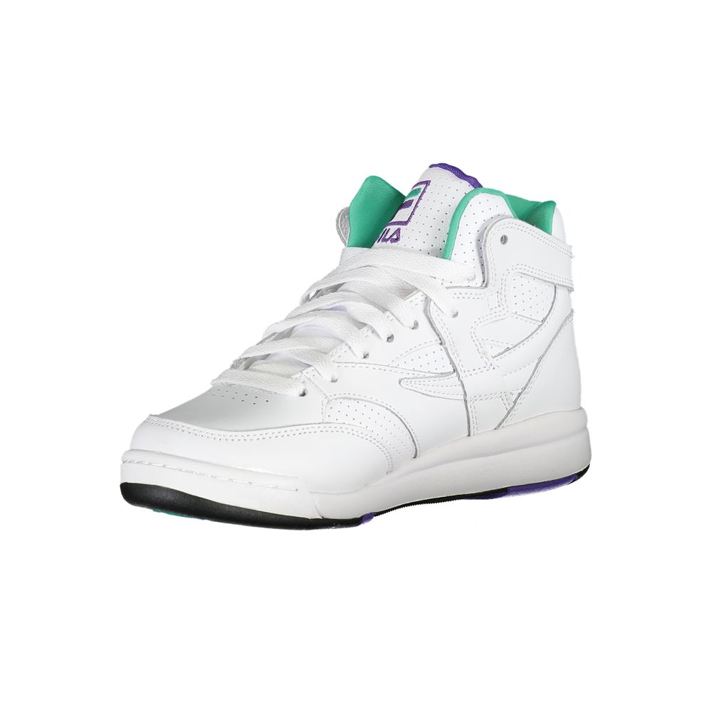 White Polyester Sneaker-Fila-LabelTerrace.com