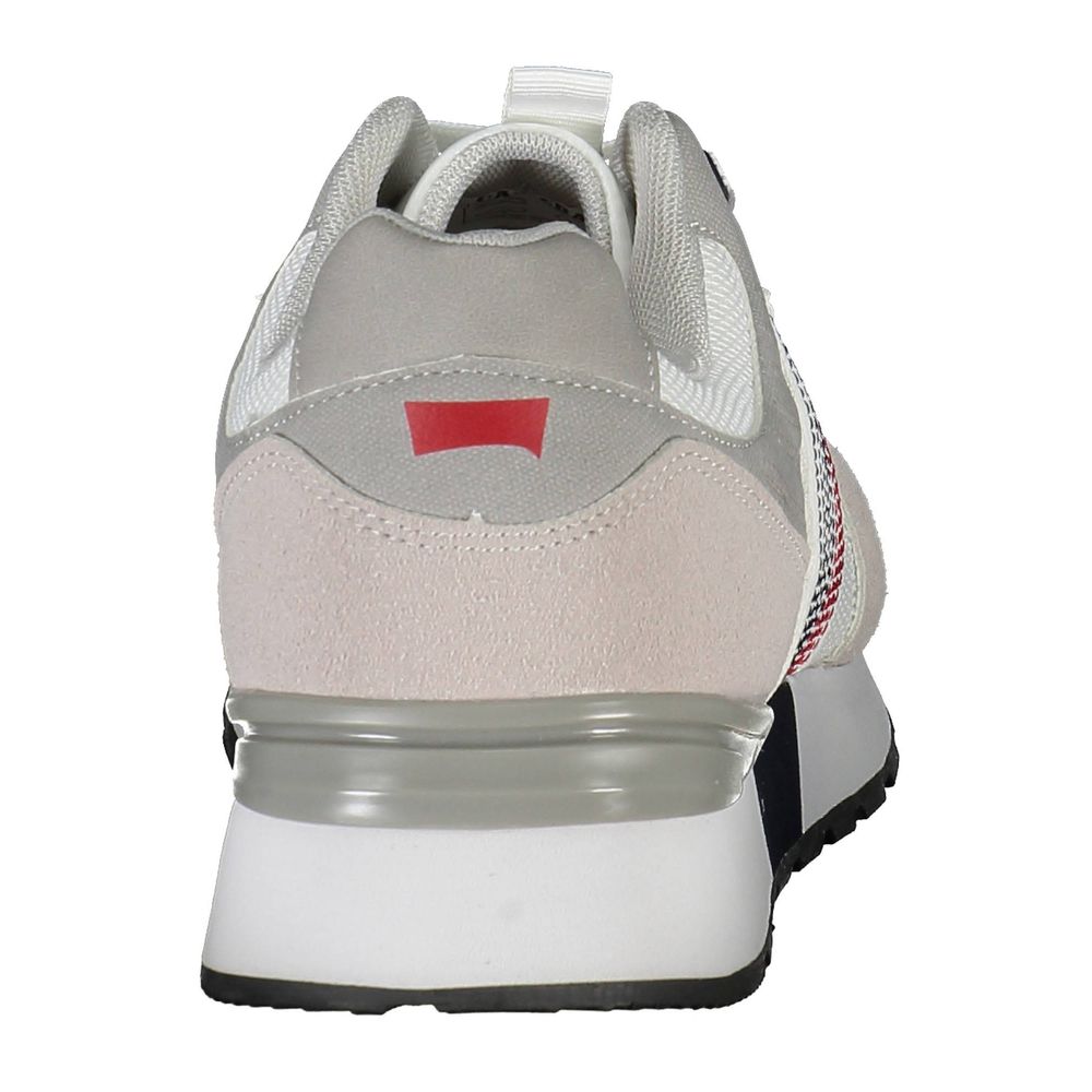 White Polyester Sneaker