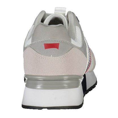 White Polyester Sneaker