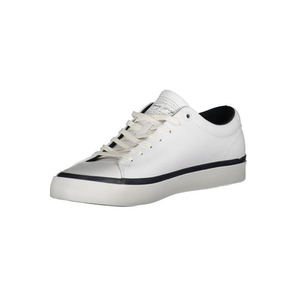 White Polyester Sneaker
