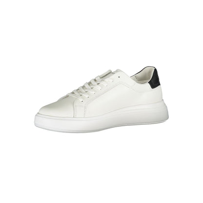 White Polyester Sneaker