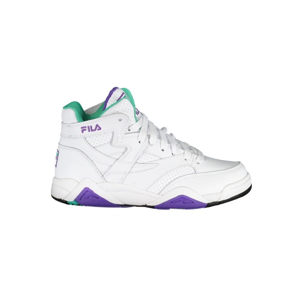 White Polyester Sneaker-Fila-LabelTerrace.com