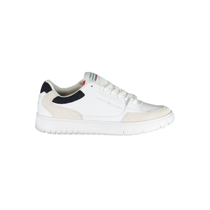 White Polyester Sneaker