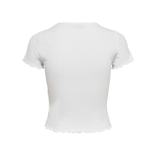 White Polyester T-Shirt