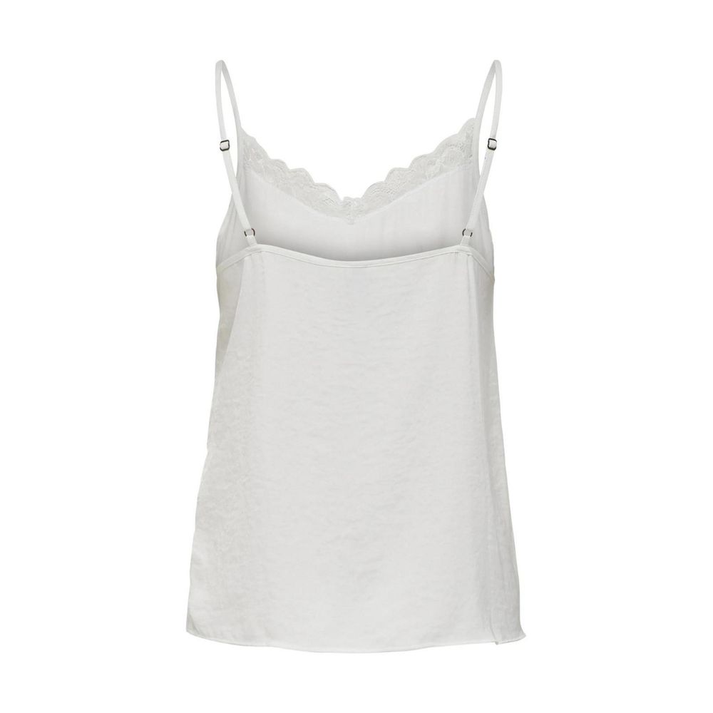 White Polyester Tank Tops