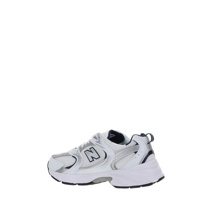 White Polyethylene Athletic Sneakers