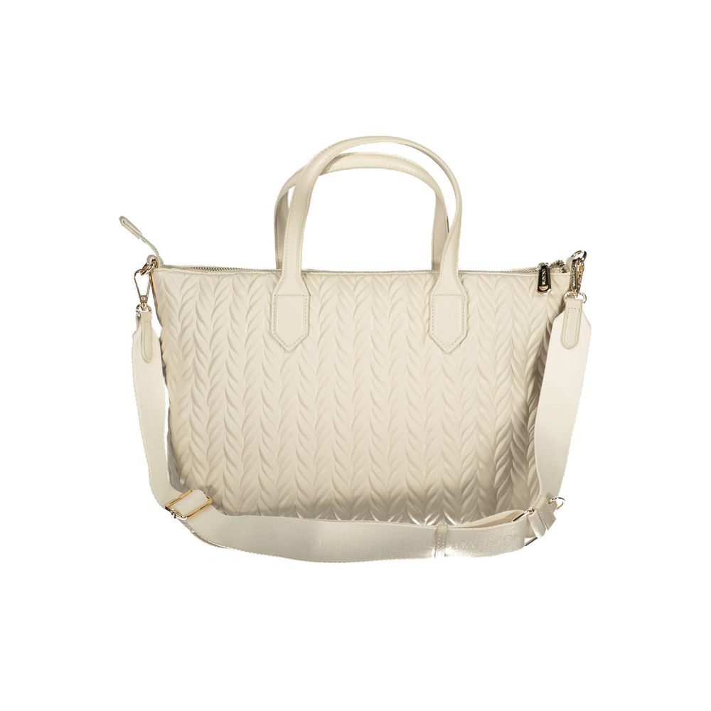 White Polyethylene Handbag-Mario Valentino-LabelTerrace.com