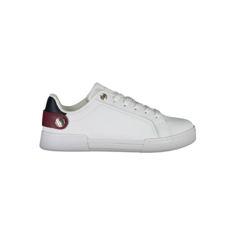 White Polyethylene Women Sneaker-Tommy Hilfiger-LabelTerrace.com