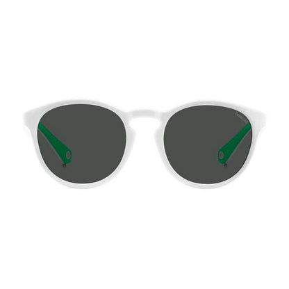 White Resin Sunglasses-Polaroid-LabelTerrace.com