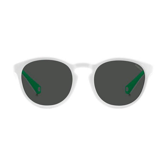 White Resin Sunglasses-Polaroid-LabelTerrace.com