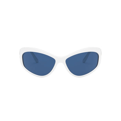 White Resin Sunglasses-Ralph Lauren-LabelTerrace.com