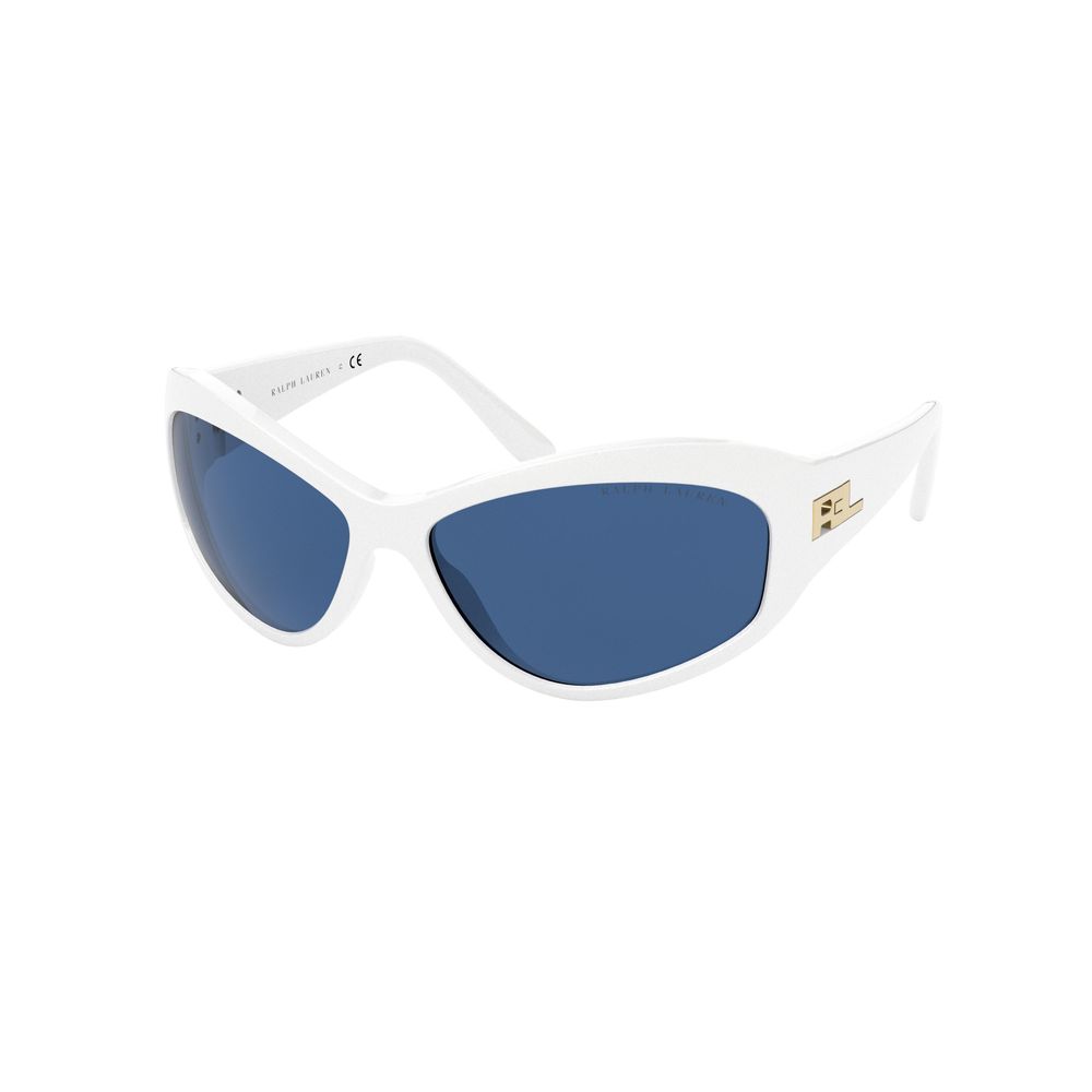 White Resin Sunglasses-Ralph Lauren-LabelTerrace.com