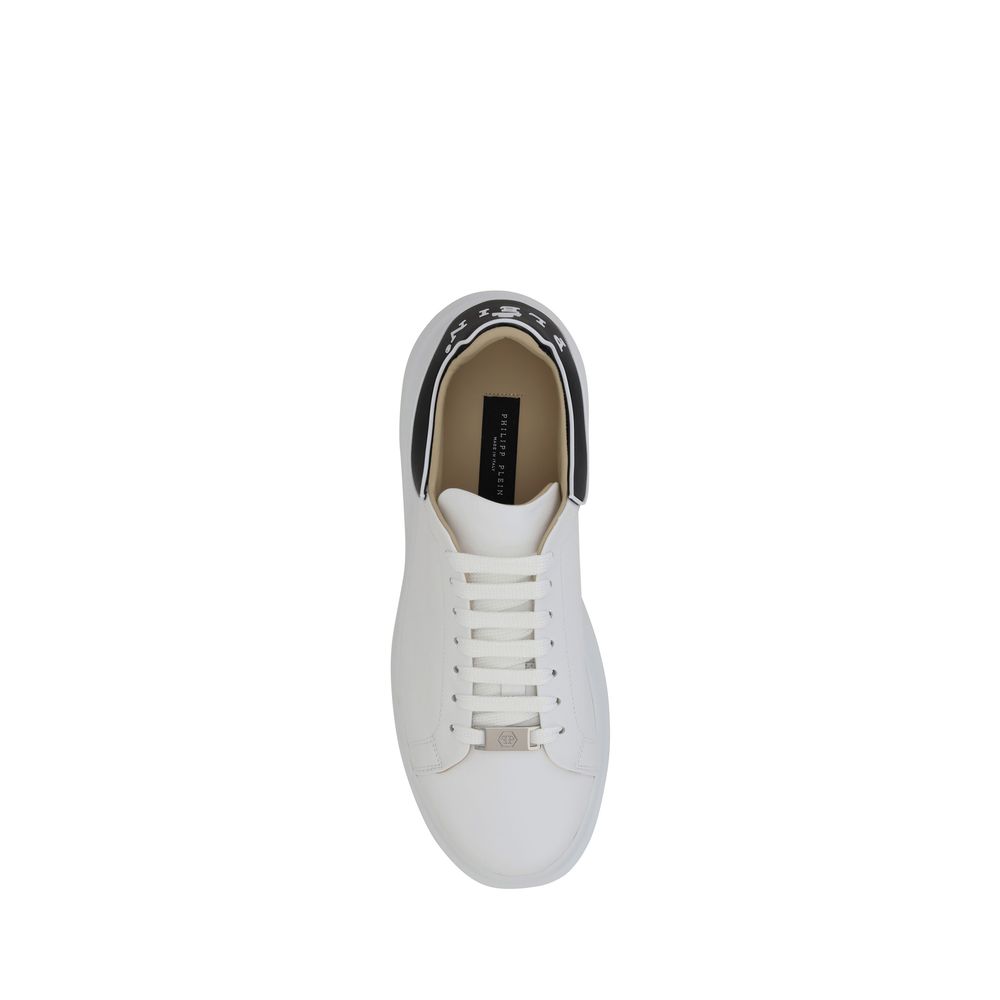White Rubber Low Top Sneakers
