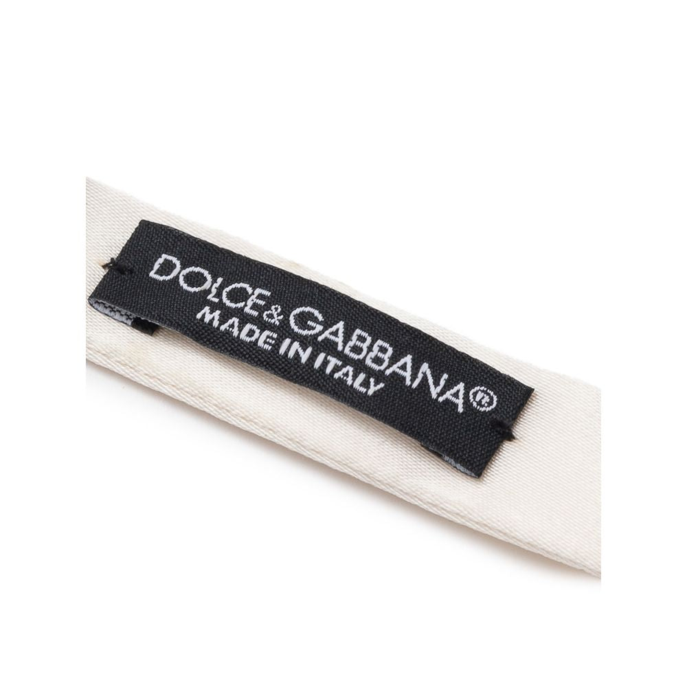 White Silk Bowty-Dolce & Gabbana-LabelTerrace.com